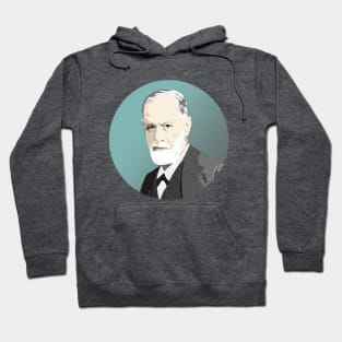 Sigmund Freud portrait Hoodie